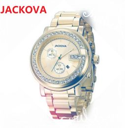 -Beliebte Mode Frauen Mann Uhren 45 mm hochwertiger großer Designer Luxus Diamonds Ring Armbanduhren Top Design Clock Schöner Tisch
