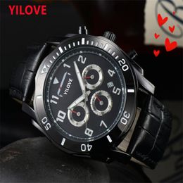 High Quality Mans Watch 42mm Japan Quartz Movement Clock Luminous Chronograph Full Stainless Steel Case All Dial Work Waterproof Montre De Luxe Wristwatch