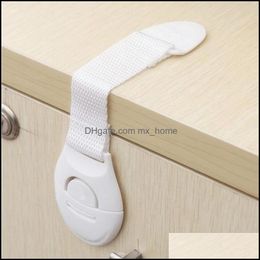 Baby Locks Latches Security Lock Protector Child Cabinet Locking Plastic Dh6Ep