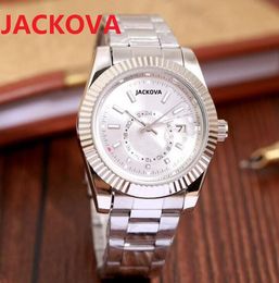Women Men Lovers Quartz Watch 40mm Hodinky Relogio Masculino full stainless steel Luxury Fashion Crystal stopwatch Wristwatches Gifts montre de luxe