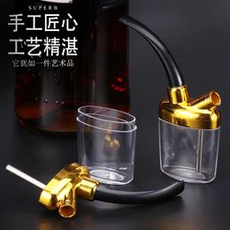 pipe Cargo water Philtre coarse and fine cigarette dual-purpose cigarette holder can clean Mini acrylic net