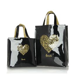 Simple Stylish PVC Reusable Shopping s Luxury Eco Friendly Tote Shopper Bag Large Waterproof Summer Beach Handbag 220815