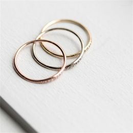 Wedding Rings Fashion Micro-set Small Ring Engagement Women's Fine Jewelry Decorations