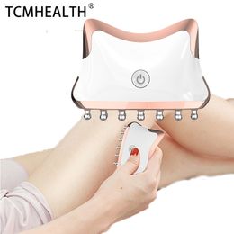 TCMHEALTH Electric Scraping Body Massager EMS Phototherapy Meridian Dredging Body Massage Neck Beauty Gua Sha Tool