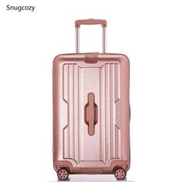 Snugcozy Private Custom D Skull High Inch Size Extra Large Volume Pc Rolling Luggage Spinner Brand Travel Suitcase J220708 J220708