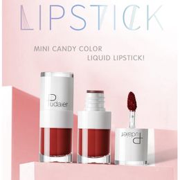 Pudaier Mini Candy Capsule Lip Gloss, Waterproof Long Lasting Super Stay Vinyl Ink Longwear No-Budge Liquid Lipcolor Mini Capsules Velvet Lipstick, Instant Shine