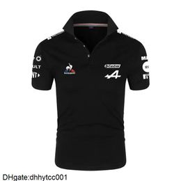Men's Polos Summer Formula One Racer Alonso F1 Alpine Team Racing Fans Short-Sleeved Men/Women Shirts Oversized T-Shirts U6CO