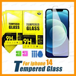 2.5mm Screen protector 9H Hardness For iPhone 15 14 13 12 mini 11 Pro Xs Max X XR 7 8 plus Anti-Scratch tempered glass with 10 in 1 retail Paper Box package