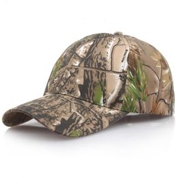 Tactical Camouflage Outdoor Sport Hunting Cap Men Snapback Jungle Stripe Hat Wild Breathable Military Army Camo Caps