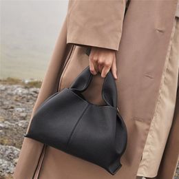 Evening Bags Fashion Ruched Hobos Women Handbag Designer Bag Luxury Soft Pu Leather Shoulder Crossbody Lady Simply Tote Purse 2022Evening