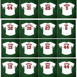 Na85 1990 Retro Mike Trout Jersey Dave Winfield Fernando Valenzuela J.T. Snow Tim Salmon Lance Parrish Wally Joyner Reggie Jackson Blyleven