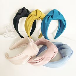 Satin Big Knot Hairbands Headbands Ornament Accessories Hair Accessories Wholesale