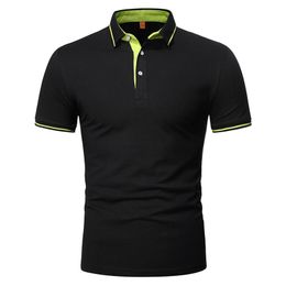 Summer High Quality Casual Business Social Short Sleeve s Shirts Stand Collar Comfortable Polo Shirt Men 220618