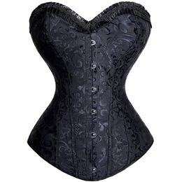 Belts Retro Corset Abdomen Support Tights Corsets Bustiers Floral Tops For Women Vintage Sexy Gothic Q5WEBelts