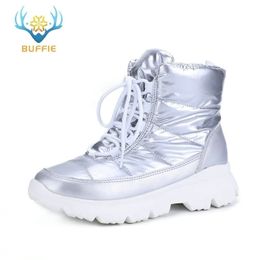 silver women boots winter warm snow boots low upper nonslip white outsole 50% natural wool lace up sell Y200114