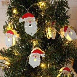 valentine home decor Australia - Strings Christmas Santa Led Light Decoration String Lights Wedding Party Home Decor Fairy Garland Valentines Day Gifts House DecorationLED S