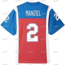 Uf CeoMitNess Johnny Manziel #2 Montreal Alouettes WITH NUMBER ON THE SLEEVES Double Stiched Football Jersey Men Women Youth Customizable