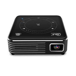 DLP P11 4K projector Android 9.0 DDR4 4GB 32GB Mini Portable LED Projector 5G Wifi Bluetooth 3D Home Cinema Proyector vs P10 H220409