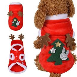 Christmas Halloween Dog Clothes Small Dogs Santa Costume for Pug Chihuahua Yorkshire Pet Cat Clothing Jacket Coat Pets Y200917