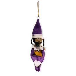 Christmas Decorations Snoop On The Stoop Black Doll For Friends Fun Home Decoration 2022 Year Gifts Birthday Acrylic Creative PendChristmas
