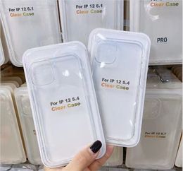1.5mm Acrylic Pc Clear Glitter Hard Cases Cover Red Case For iPhone 15 14 13 12 Mini 11 Pro Xr Xs Max 8 Samsung Note20 S24 S23 S22 S21 Ultra Plus A55 A54 With