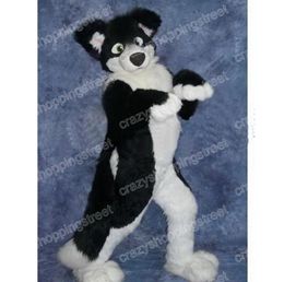 Halloween Husky wolf Dog Mascot Costume Cartoon Anime theme character Adults Size Christmas Carnival Birthday Party Outdoor Outfit