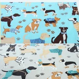 50pcslot Cartoon animal Pet Dog Puppy cat cotton bandanas Collar scarf Pet tie Y80 can choose color or mix custom made color 201030