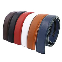 Belts Male Automatic Buckle No Belt Brand Men High Quality Genuine Strap Men's Real Leather 3.5cm 3.1cmBelts