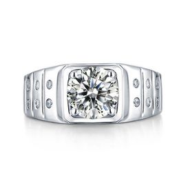 Exquisite romantic heart shining ring bright fire imitation Moissanite diamond ring open diamond ring couple wedding engagement