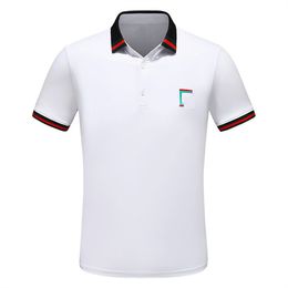 2022 designer stripe polo shirt t shirts snake polos bee floral mens High street fashion horse polo luxury T-shirt v000014