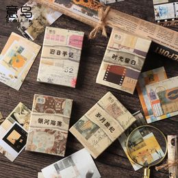 Gift Wrap Pcs Vintage Stickers Decorative Diy Stick Labels Diary Stationery Scrapbooking Material Junk Journal SuppliesGift GiftGift