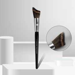 Pro Angled Diffuser #60 Foundation Makeup Brush Synthetic Contour Highlighter Blush Powder Cosmetics Blending Beauty Tools