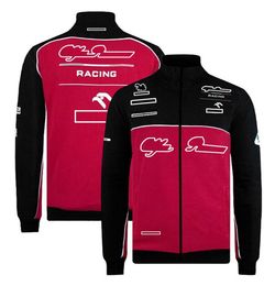 F1 Formula 1 racing suit all seasons driver f1 championship jacket team car logo racing hoodie half zip sweater custom plus size