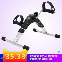 Accessories Fitness Equipment Body Building Pedal Stepper Exercise Machine LCD Display Indoor Cycling Bike Gym Mancuernas