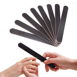 Nail Files Red Core Black File Double-Sided Thick Professional Buffers Polishing Manicure Scrub Care Tool Tools Prud22