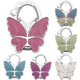 Sinwo Mini Butterfly Beetle Hook Folding Hanger Holder Table Hook for Purse Handbag Utility 