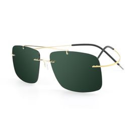 Sunglasses For Woman Rimless Polarized High Quality Manufacturer of Frameless Square UV400 Lens Titanium Eyeglasses Colorful Fashion Shades