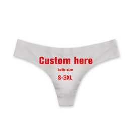 10 Pcs 3D Customize Image Women Panty Seamless Ladies Sexy Panties for Female Plus Size 3XL Drop 220616