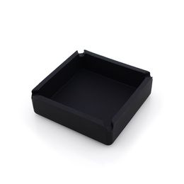 10x10cm Large Silicone Ashtrays Anti-shock Heat-resistant fluorescence Square Ashtray Holder Boxes