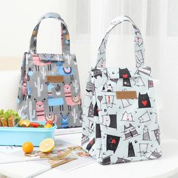 Storage Bags High Quality Outdoor Food Cooler Portable Office Oxford Lunch Bag Leisure Tote Women Thermal Insulation Covers Picnic BoxStorag