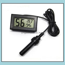 Temperature Instruments Measurement Analysis Office School Business Industrial Mini Digital Lcd Thermometer Hygrom Dhong