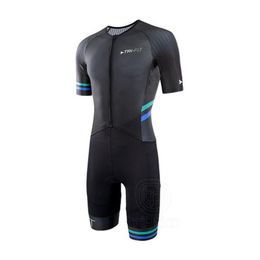 Racing Sets Tri-Fit Triathlon Suit Casual Pro Team Clothing Cyclilng Skinsuit Running Speedsuit Swimming Jumpsuit Apparel Bike KitsRacing