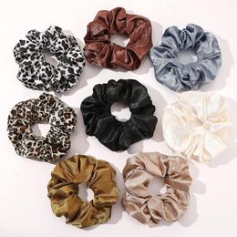 rubber Scrunchies Hair Bands for Women or Girls Hairs Accessories with Gift Bag Head rope Organza Cute Japanese leather band women's bands-rope hair-accessories