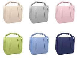 Wholesale 6 colors storage bags High capacity Ladies Portable Cosmetic Bag Wash Bag foldable and multi-storage Express