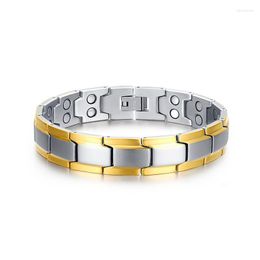 Link Chain 2022 Fashion Accessories Real Space Electroplating Stainless Steel Electromagnet Temperament Bracelet Suitable For Men