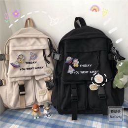 School Bags 2022 Bag Backpack ForTeenagers Girls Book Designer Travel Laptop Women Notebook Patchwork