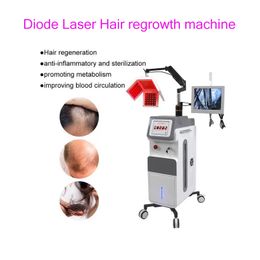 Newest Diode Laser 650nm scalp treatment hair growth laser machine for salon use