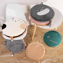 Cushion/Decorative Pillow 40cm Cartoon Memory Foam Round Elegant Chair Cushion Tatami Floor Dining Sofa Seat Pads Home Office CarCushion/Dec