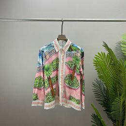 Luxury Designer Shirts Mens Fashion Geometric print bowling shirt Hawaii Floral Casual Shirts Men Slim Fit Short Sleeve Variety 3EC33