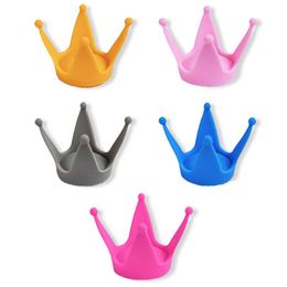 Motorcycle Helmets Motorbike Helmet Accessories 1Pc Creative Electric Car Decor Crown Cup Soft Plastic Decoration Corners Sucker